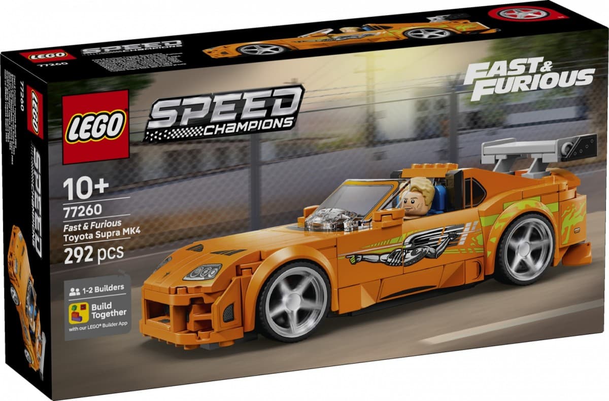 LEGO Speed Champions 77260 Toyota Supra MK4 - 'Hitri in drzni'
