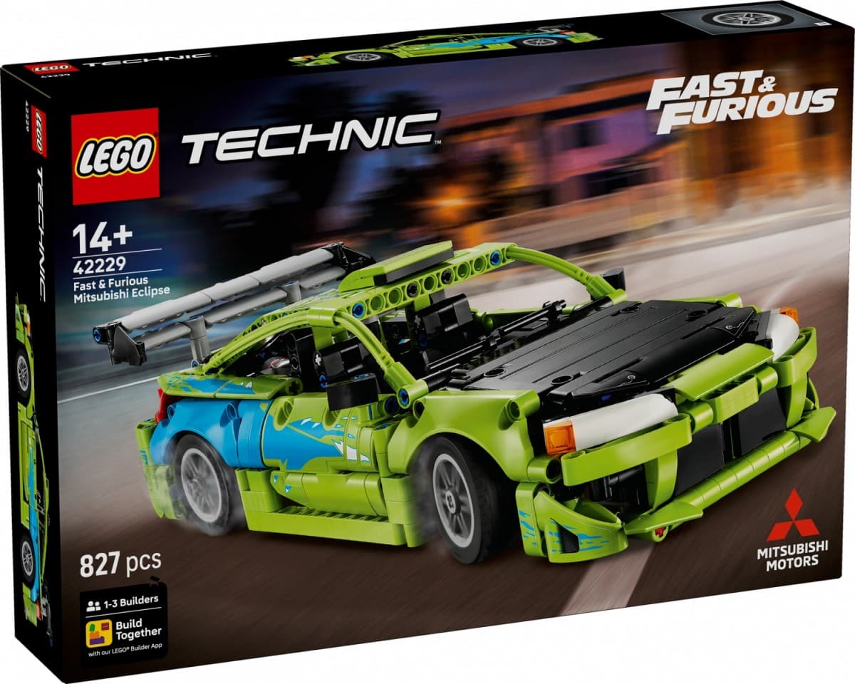 LEGO Technic 42229 Fast & Furious Mitsubishi Eclipse - model za gradnjo