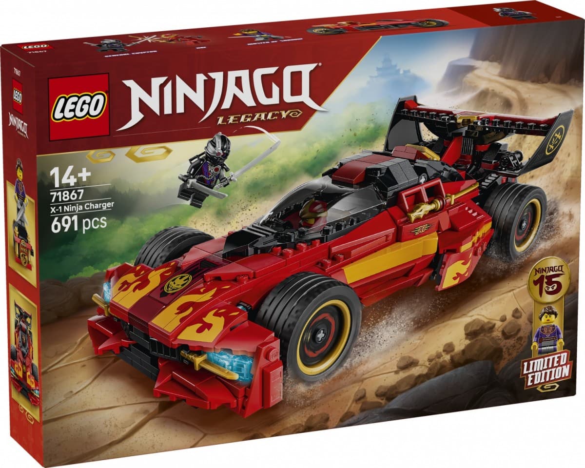 LEGO Ninjago 71867 Ninja lovilec X-1 - 15. obletnica