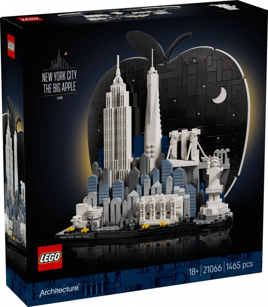 LEGO Architecture 21066 New York - Veliko Jabolko panoramski pogled