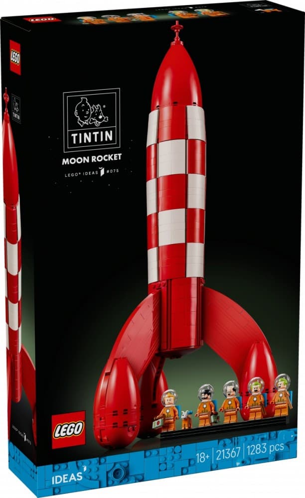 LEGO Ideas 21367 – Tintin in raketa na Luno