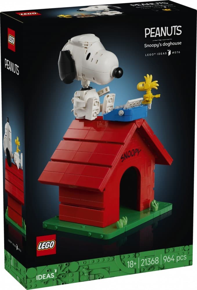 LEGO Ideas 21368 Kocke Peanuts: Snoopyjev pesjak