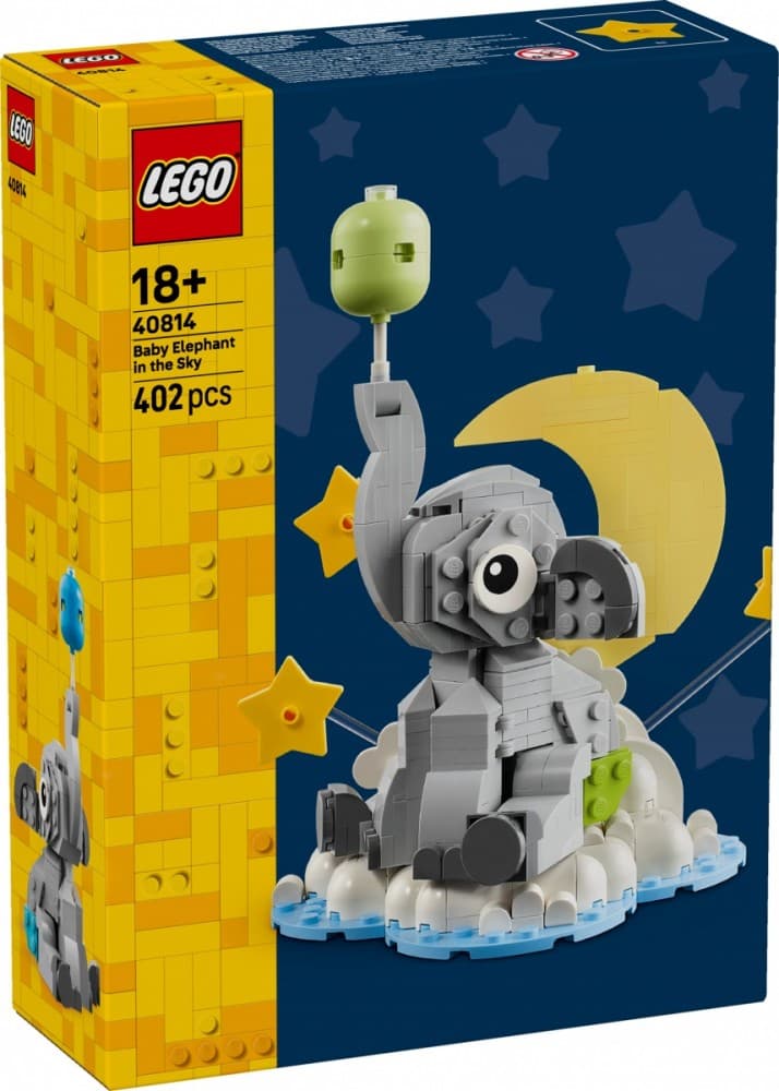 LEGO Icons 40814 Kocke Mali slonček na nebu - darilo za novorojenčka