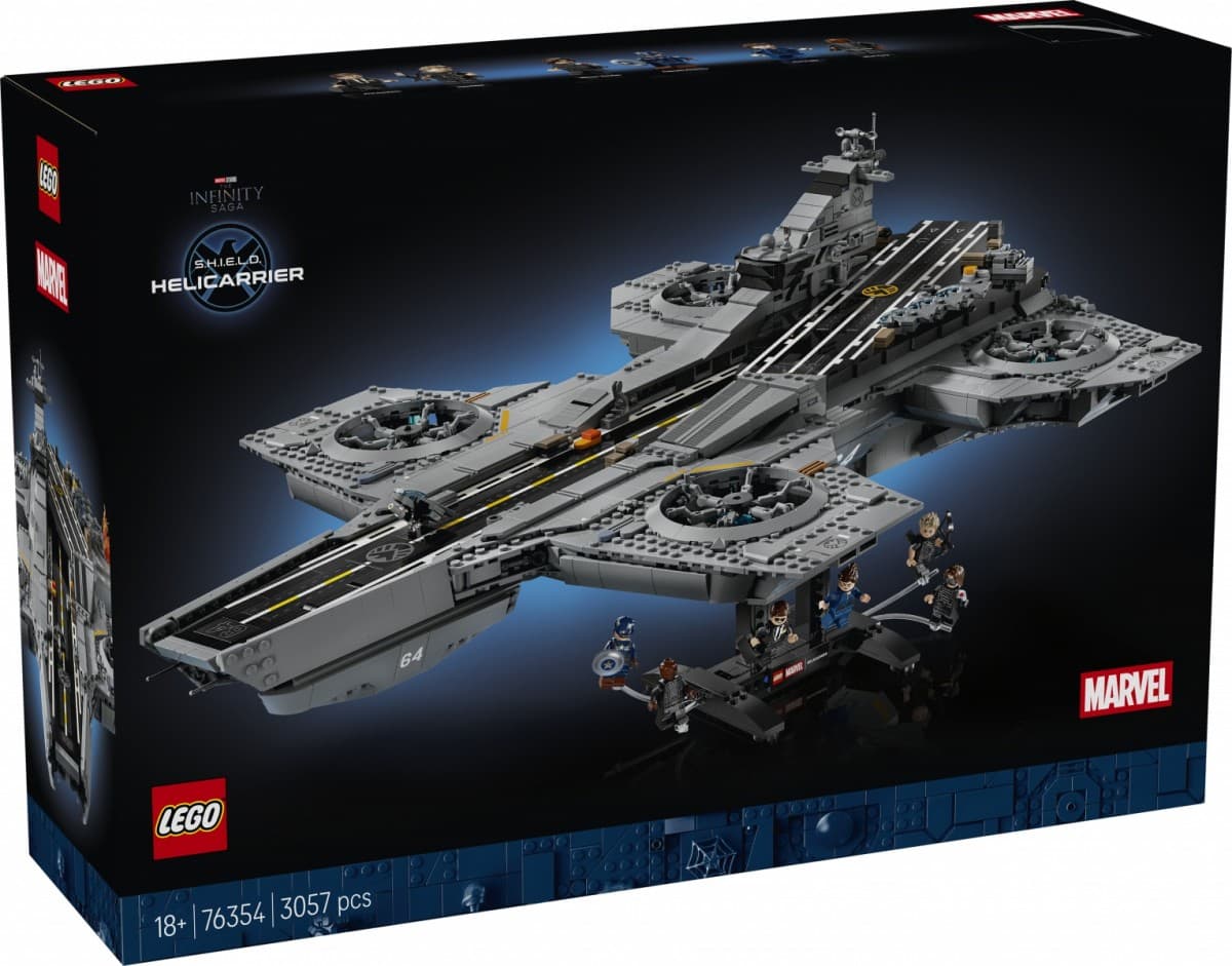 LEGO Marvel 76354 Avengers Helicarrier (objekt T.A.R.C.Z.Y.) - model