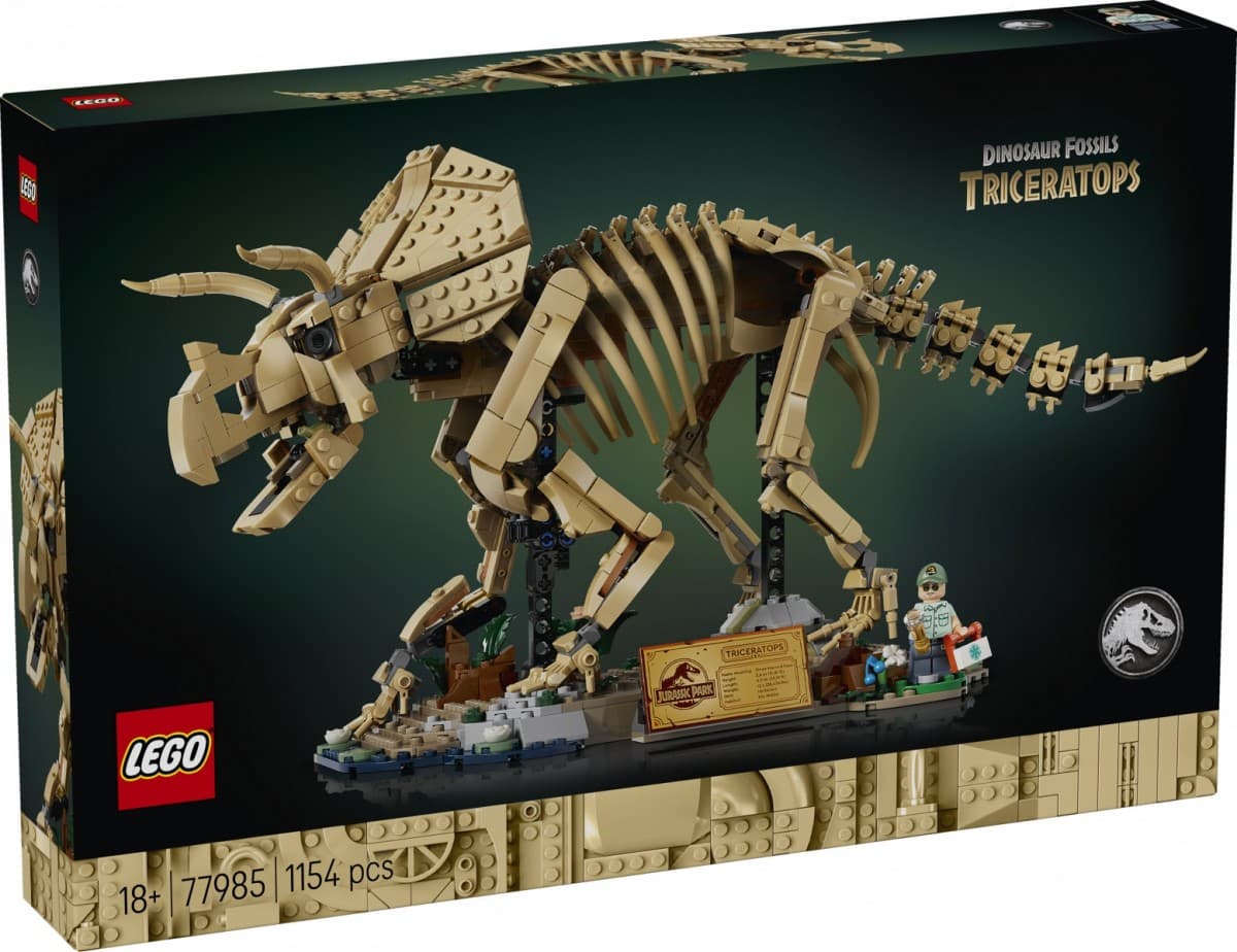 LEGO Jurassic World 77985 – Triceratopsov okostnjak