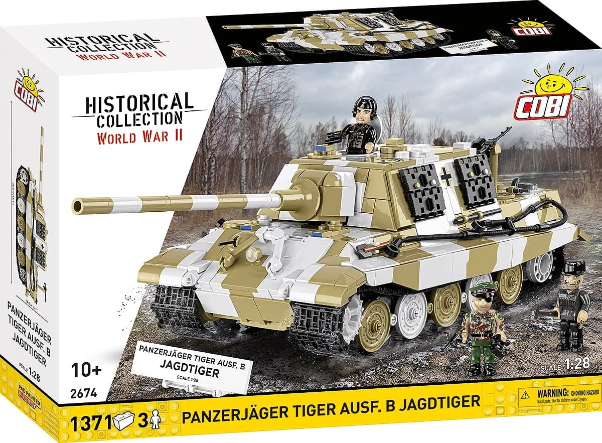 COBI Kocke Panzerjager Tiger Ausf. B Jagdtiger 1:28