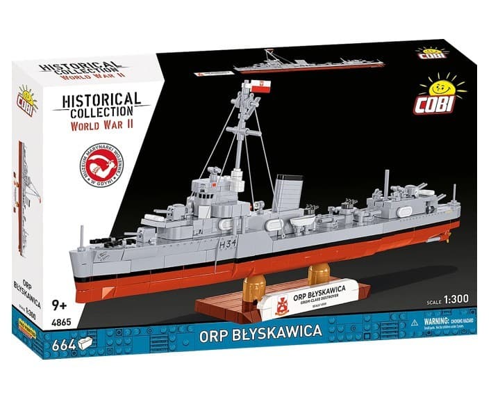 Gradbeni bloki COBI ORP Błyskawica (664 delov)