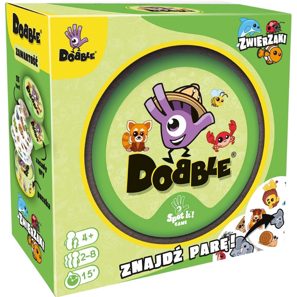 Družabna igra Dobble Zverji (Eco) REBEL
