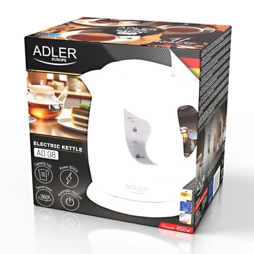 ADLER AD 08 - Kompakten kuhinjski grelnik vode, 1.0 L, bela 3