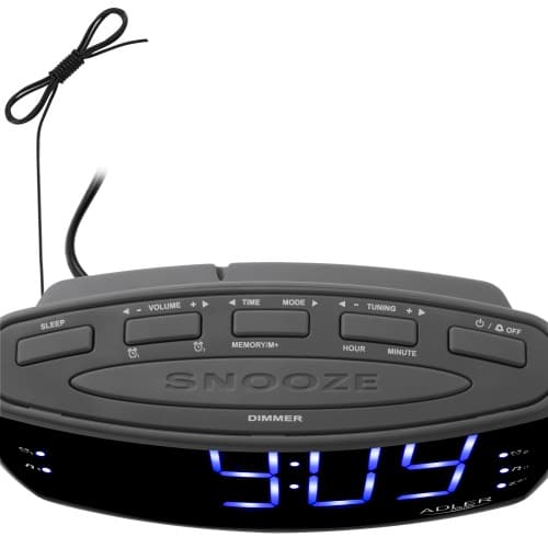 Radio budilka Adler AD 1121 S, LED zaslon 3