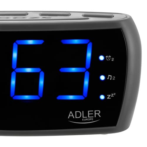 Radio budilka Adler AD 1121 S, LED zaslon 5
