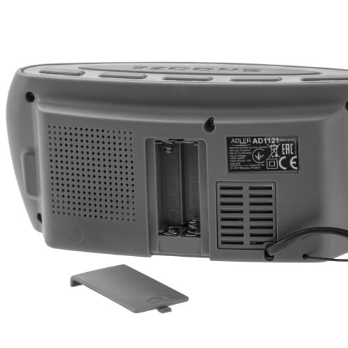 Radio budilka Adler AD 1121 S, LED zaslon 7
