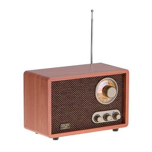 ADLER Retro radio z Bluetooth, AM/FM, les 3
