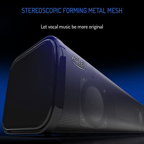 Zvočnik Soundbar Adler AD 1191 z budilko in Bluetooth 5.0 7