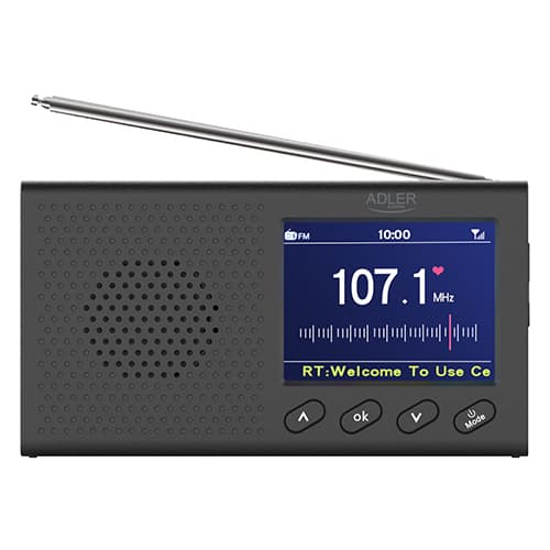Prenosni radio Adler AD 1198 - LCD, FM, Bluetooth, ura