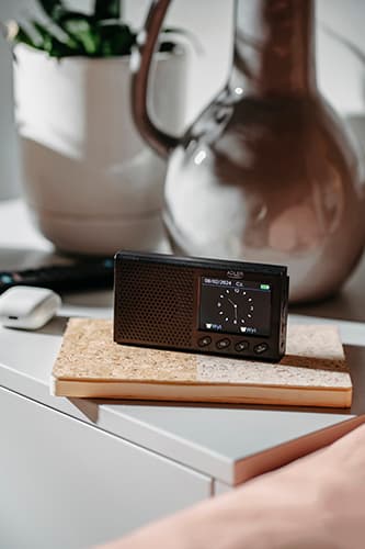 Prenosni radio Adler AD 1198 - LCD, FM, Bluetooth, ura 6