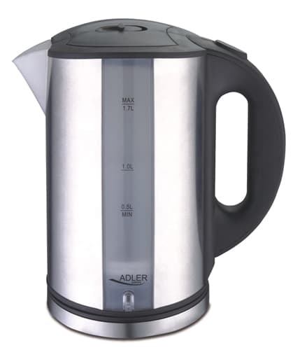 ADLER Električni kuhalnik AD 1216, 1.7 L, nerjaveče jeklo, LED