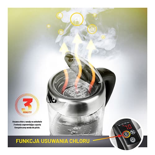 ADLER AD 1247 Stekleni kuhalnik z regulacijo temperature, 1,7 L 7