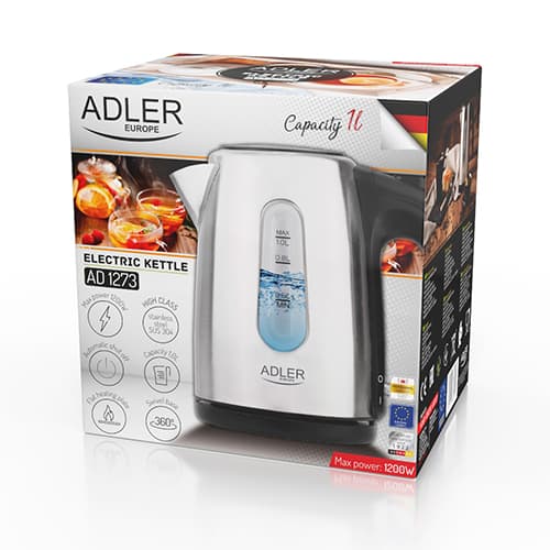 ADLER AD 1273 Kovinski kuhalnik, 1,0 L 2