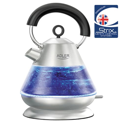Adler AD 1282 Steklen kuhalnik vode, 1.5l, STRIX