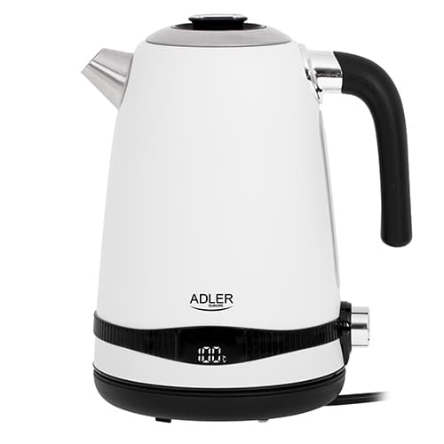 ADLER AD 1295 Kuhalo za vodo, 1,7 l, LCD in regulacija temperature, belo 3