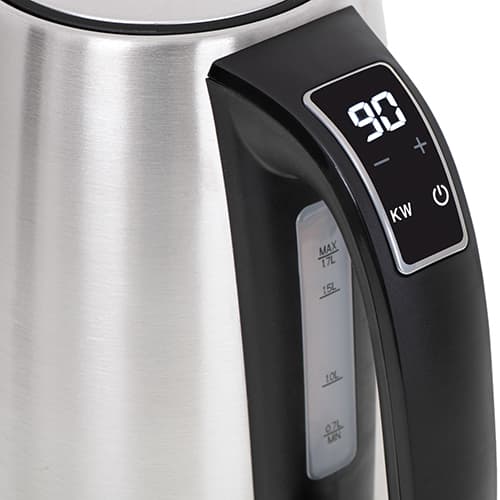 ADLER AD 1340 Kovinski kuhalnik z LCD & temp. regulacijo, 1,7 L 5