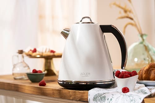 ADLER AD 1343 White Kovinski kuhalnik, STRIX, 1,5 L 6