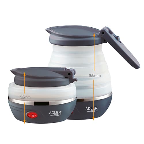 ADLER AD 1370 Potovalni zložljivi kuhalnik, 0,6 l, UK vtičnica 4