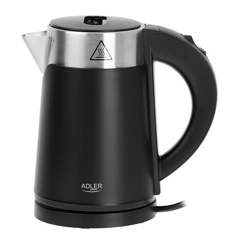 Kovinski kuhalnik vode ADLER AD 1372, 0.6L, črn