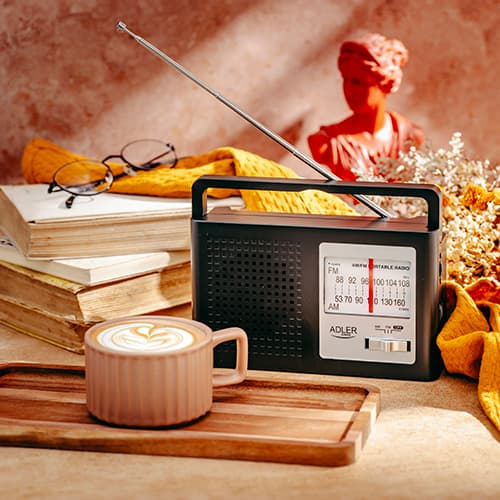 ADLER AD 1909 AM/FM radio z anteno 6