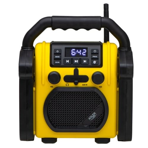 ADLER AD 1911 Gradbeno radio z Bluetooth, IPX54
