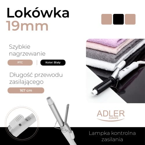 ADLER AD 2105 Kodralnik las, 19 mm 2
