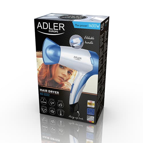 ADLER AD 2222 Sušilnik las, 1200W, potovalni 6