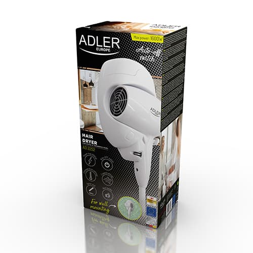 ADLER AD 2252 Hotelski/bazenski sušilnik las, 1600W 4