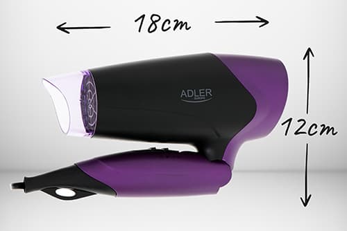 ADLER AD 2260 Sušilnik las, 1600W, s hladnim zagonom 6