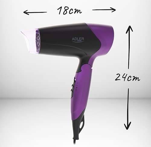 ADLER AD 2260 Sušilnik las, 1600W, s hladnim zagonom 7