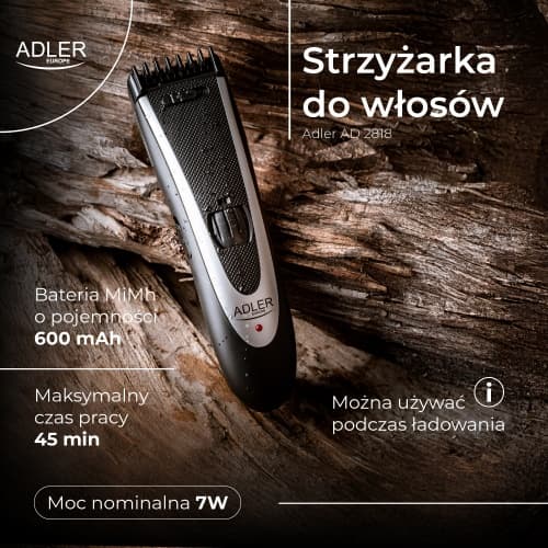 ADLER AD 2818 Strižnik las, 24 dolžin striženja, rezila iz nerjavečega jekla 7