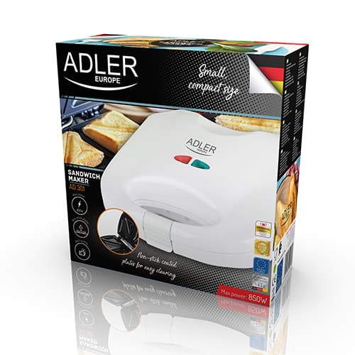 ADLER AD 301 Aparat za sendviče 4