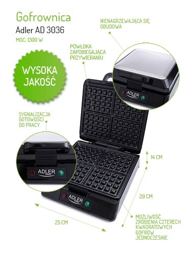 ADLER AD 3036 Gofra za 1500 W 8