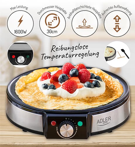ADLER AD 3058 Ponev za pripravo palačink 6