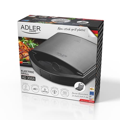 ADLER AD 3068 Električni žar z nelepljivimi ploščami 7