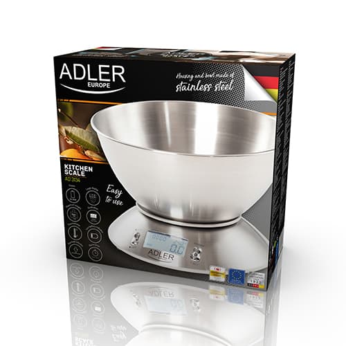 ADLER AD 3134 Digitalna kuhinjska tehtnica z merilno posodo 6