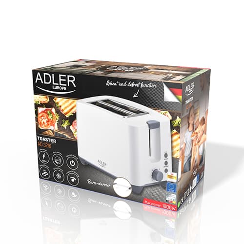ADLER AD 3216 Toster za 2 kromki 6