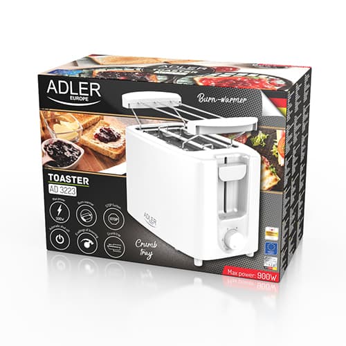 ADLER toaster AD 3223 za 2 kromki 6