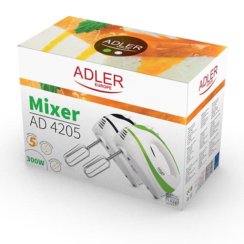 ADLER AD 4205 Ročni mešalnik, 550W, zeleni 6