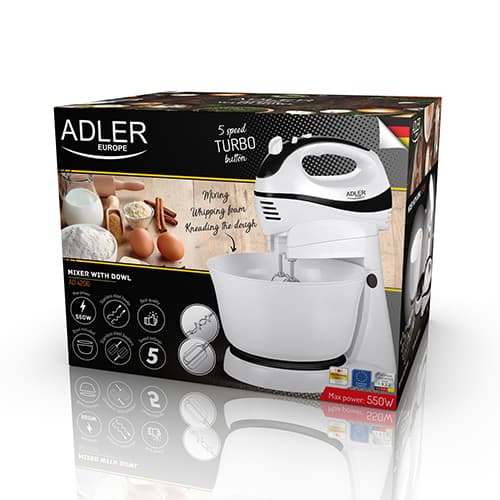 ADLER AD 4206 Namizni mešalnik z posodo 2