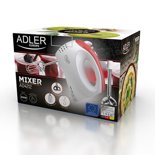 Ročni mešalnik Adler AD 4212 z nastavkom za mešanje 4
