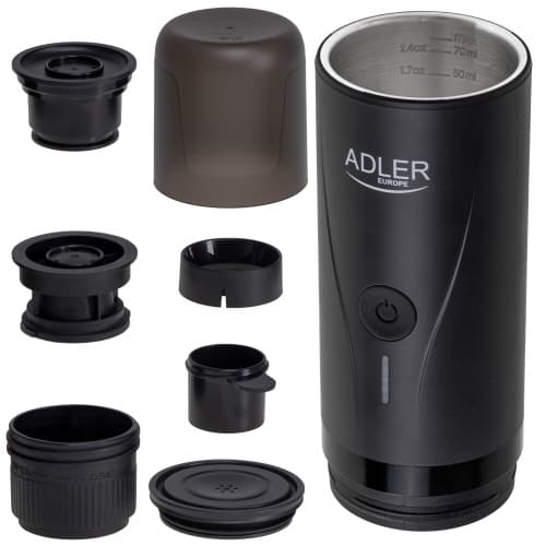 ADLER AD 4400 Prenosni aparat za kavo (7500mAh, 20 bar, USB) 5