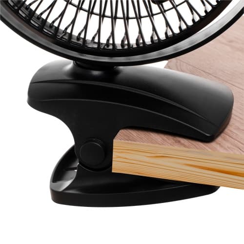 ADLER AD 7342 črn namizni ventilator s sponko, 15,5 cm, USB-C 7