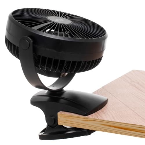 ADLER AD 7342 črn namizni ventilator s sponko, 15,5 cm, USB-C 8